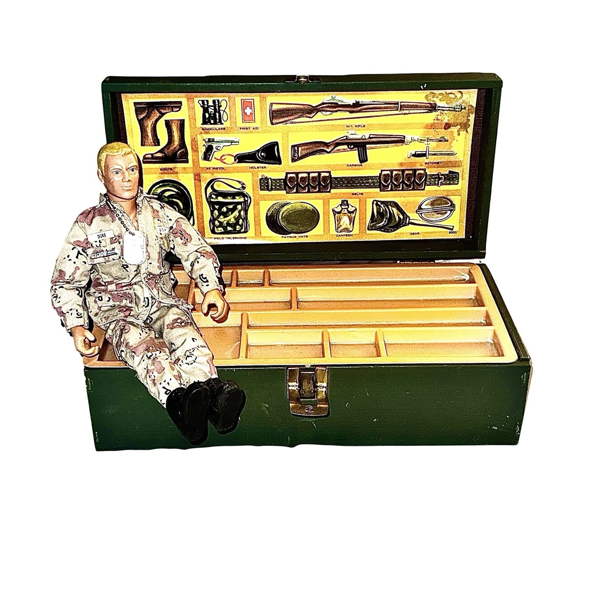 Wooden G.I. Joe Military & Adventure Action Figures 1960 Year