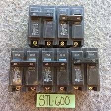 NEW OLD STOCK - Lot of 5 Eaton Cutler-Hammer BR240 Circuit Breaker 2P 40 Amp NOS