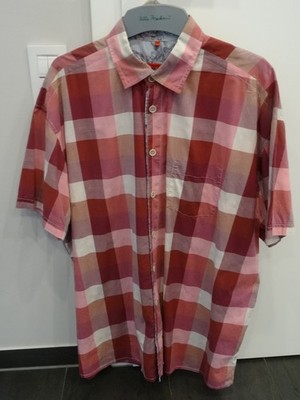kariertes Hemd, Kurzarm, von Signum, Gr. 3XL, dezent rosa, max. 5 x getr., TOP