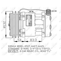 Nrf 32799G Kompressor Klimaanlage Mit Pag-KompressoröL