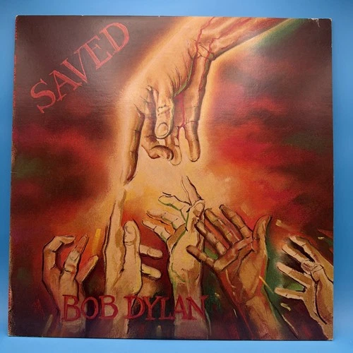 Bob Dylan - SAVED LP Album 1980 Vinyl Columbia Record