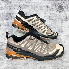 New No Box Salomon XA Pro 3D V9 Men's Size 11 Tan Orange Trail Shoes 472720