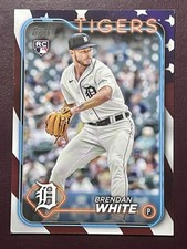 2024 Topps Brendan White RC #8 Independence Day 19/76 Detroit Tigers