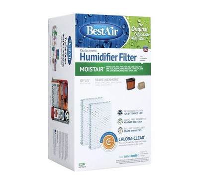 #ad 2pk New BESTAIR ESW Humidifier Filter Kenmore Emerson Sears Moistair Air Clean $15.99