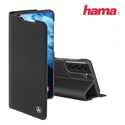 Hama Slim Magnetic Samsung Galaxy S21 Plus Fold Case/Kartenfächer/Schwarz