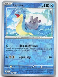 Lapras 131/165 Reverse Holo Scarlet & Violet 151