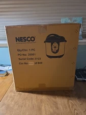 NESCO® NPC-9 9.5 Qt. Electric Smart Pressure Cooker and Canner, Brand New