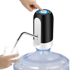 Electric Wireless Pumping Water Automatic Dispenser Bottle USB Rechargeable