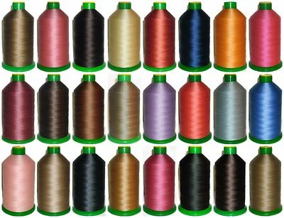 STRONG BONDED NYLON THREAD 40'S, 3000MTRS, SOMABOND THREADS, ASSORTED COLOURS