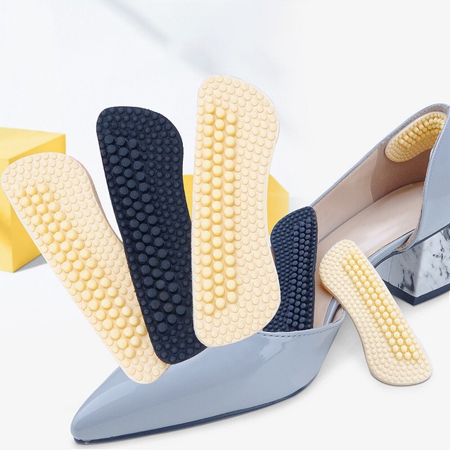 2Pairs Gel Heel Grips Pads Liner Cushions Inserts for Loose Shoes