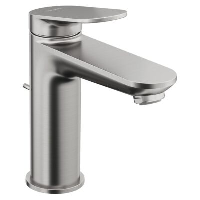 Duravit Wave Einhebel-Waschtischmischer Größe M Edelstahl gebürstet WA1020001070