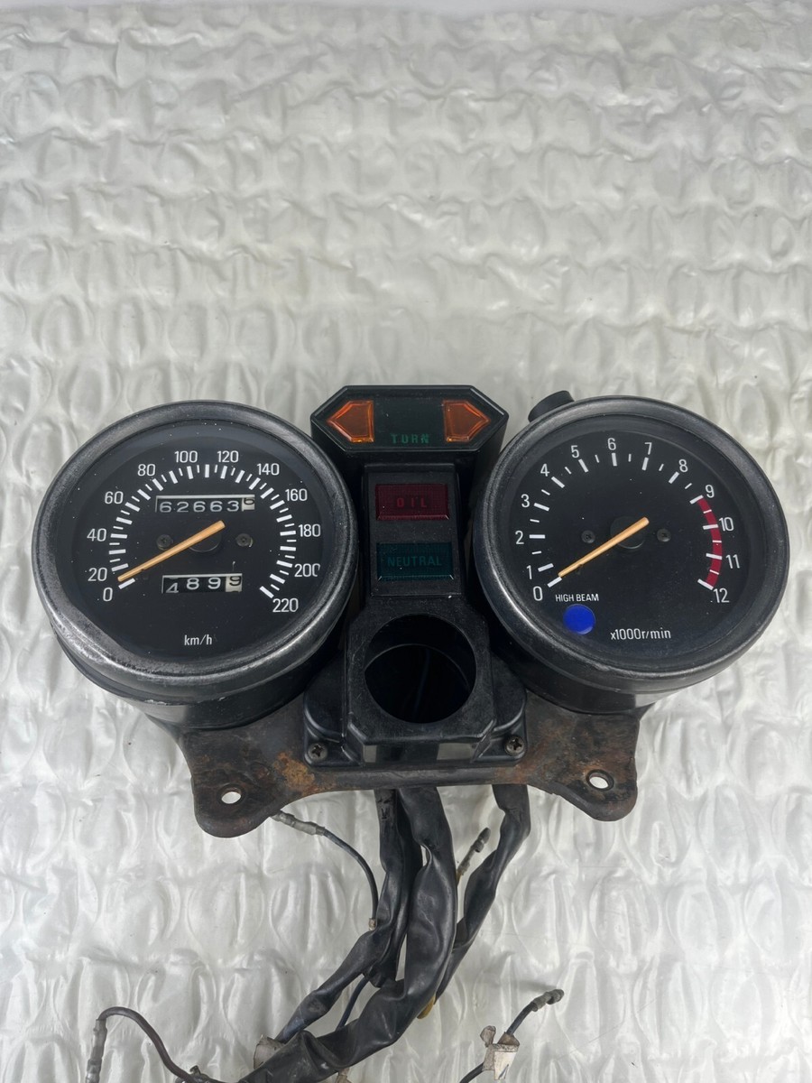Yamaha XS750 XS750 1T5 Dash Cockpit Instruments Speedometer
