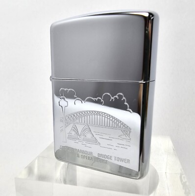 Zippo Feuerzeug - Sydney Harbour - High Polish Chrome - Ungezündet - 1992