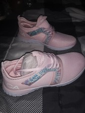 Nautica PARKS Sneakers Slip-On Athletic Shoes PALE PINK GIRLS size 5 00p