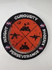 NASA MARS ROVERS MISSIONS PATCH  2024 3”