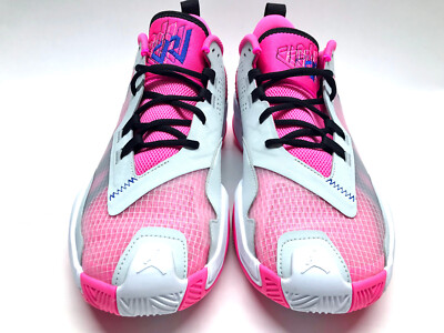 Nike Air Jordan 1 Take 4 D07193-104 Hot Pink/White Mid Size 9.5 Men\'s Logo EUC NIKE JORDAN ONE TAKE 4 WHITE/GAME ROYAL-PINK BLAST SIZE  main image 4