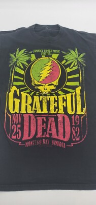Grateful Dead Reproduction 1982 Jamaica World Music Festival T
