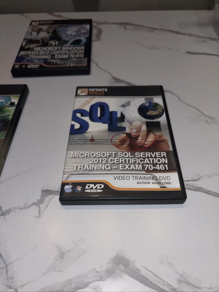 Infinite Skills DVD Microsoft DVD Set Lote Certificaciones. Servidor Exams NM 2012 Foto 4 de 4