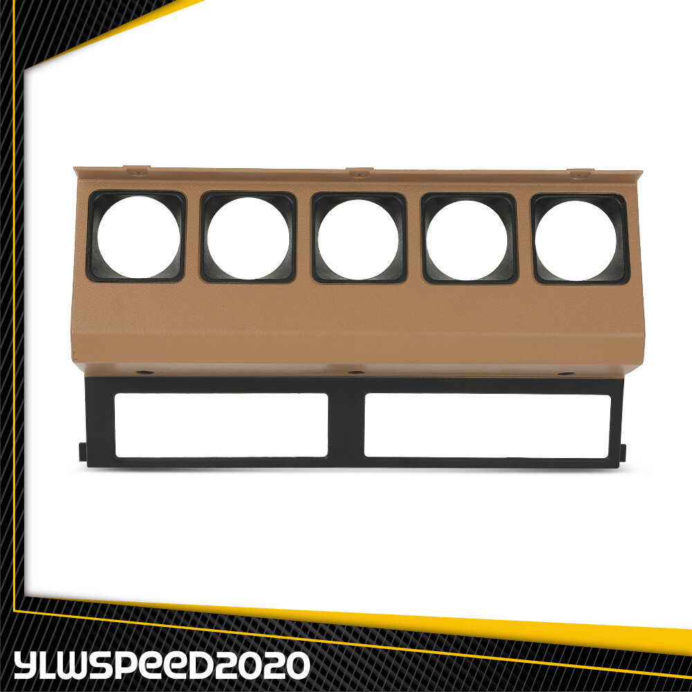 Center Gauge Radio Dash Bezel Trim Yellow New Fit For 1987-1995 Jeep Wrangler YJ thumbnail 2