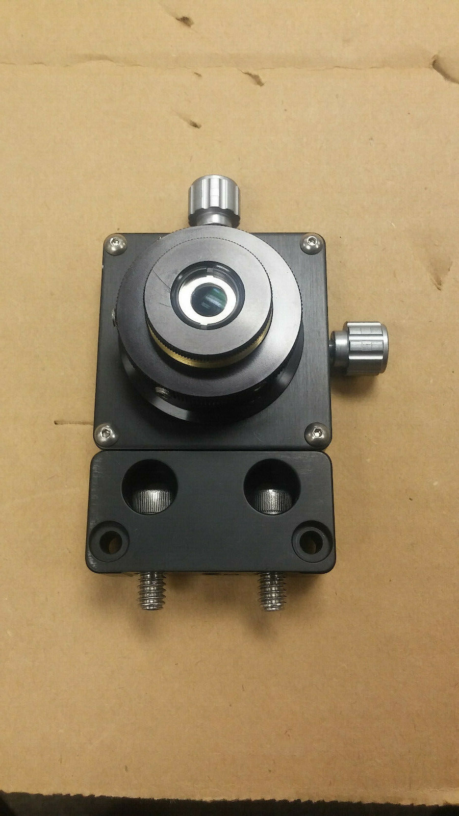 NEWPORT LP-05A Series Five Axis Precision Lens Positioner with Riser