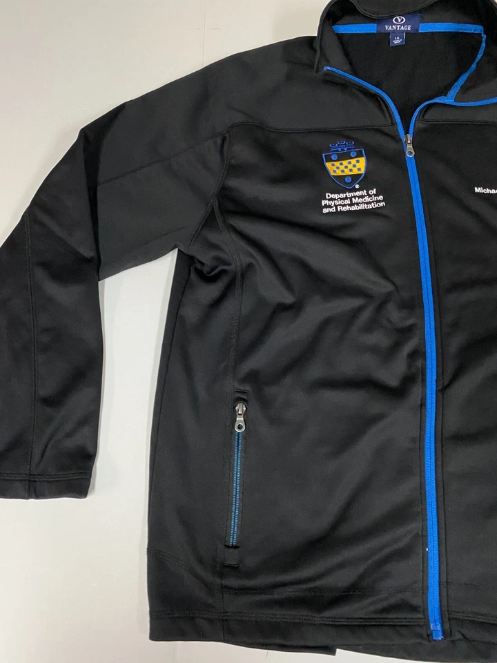 Vantage Mens Jacket Large Black Full Zip - Image 4 of 4