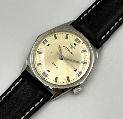 Vintage Longines Wittnauer Stainless Steel Mens Watch 17j 2956 11KS 1960s