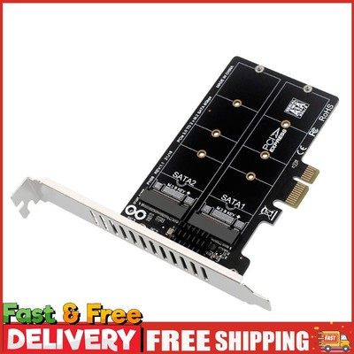 M.2 SATA zu PCIE Erweiterungskarte RAID Dual-Disk Array Karte nützliche Unterstützung M.2 SSD