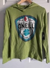 Hurley Hoodie Pullover Boy's S 8 Green Waffle Long Sleeve Dublin NWT 34.50