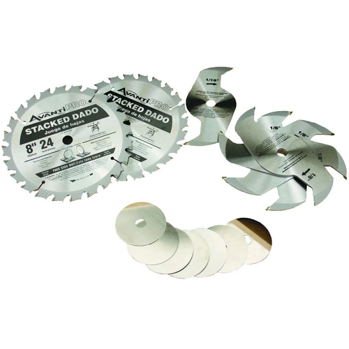 Stacked Dado Saw Blade Set 8 in. x 24 