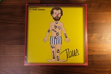 Jovanotti il Corpo Umano 2 LP Yellow n° 0149/2000 AUTOGRAFATO + POSTER