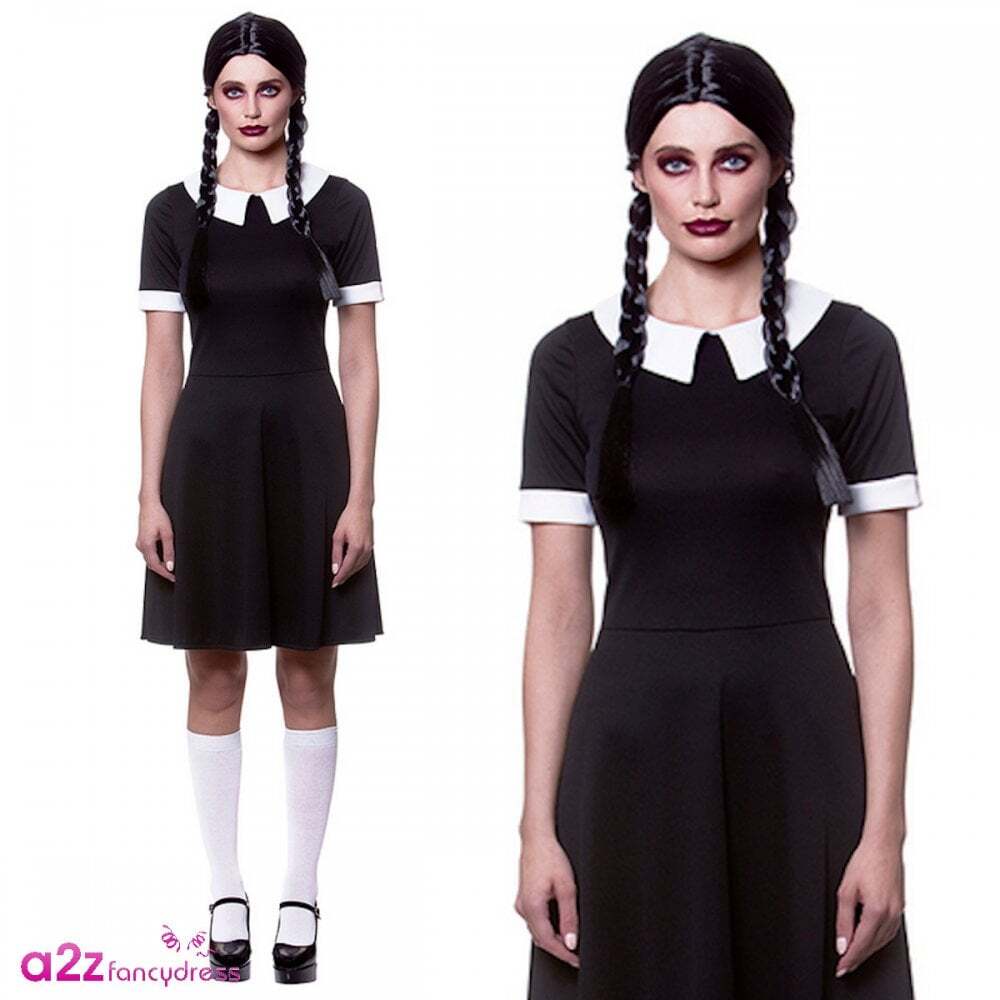 Kids Zombie School Girl Fancy Dress Outfit All In One Scary Costume - Foto 7