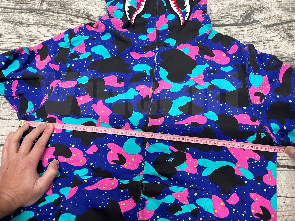A BATHING APE BAPE X KID CUDI SHARK FULL ZIP HOODIE XXL 2XL A BATHING APE BAPE X KID CUDI SHARK FULL ZIP HOODIE XXL 2XL
