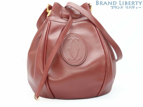 Auth Cartier Must Línea Bolso de Lazo Bolso de hombro | eBay