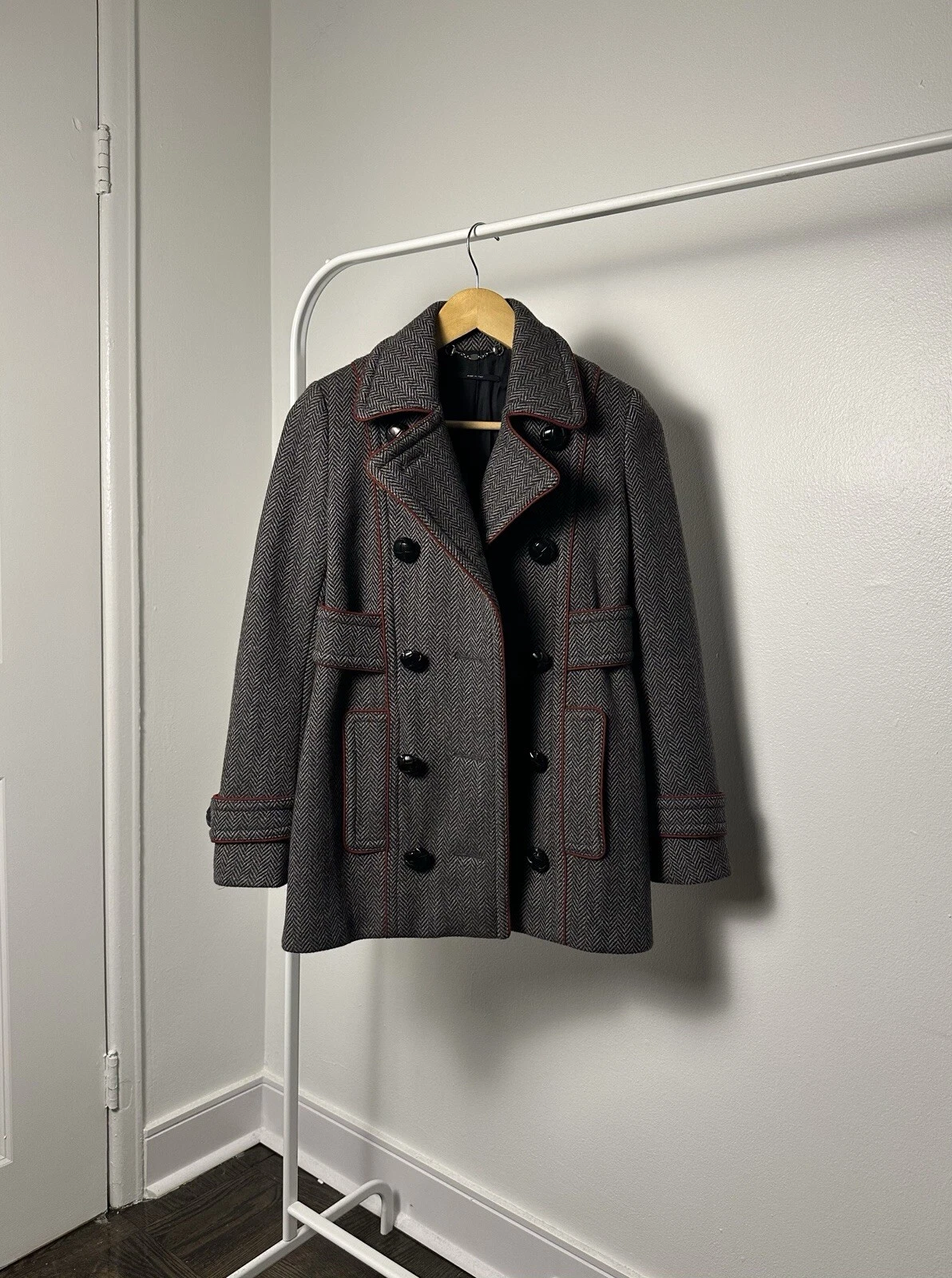 Gucci femme hiver paon laine FW15 taille 38 archive 