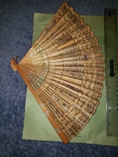 Vintage Advertising fan - Bissell's Cyco ball bearing carpet sweeper