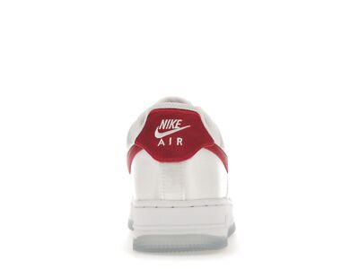 Nike Air Force 1 Low '07 Satin - White Gym Red W - DX6541-100 | eBay