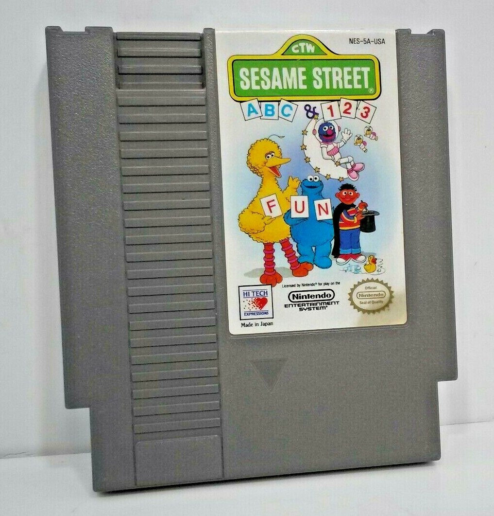 Sesame Street ABC & 123 NES Game (Nintendo, Nes ) Video Game | eBay