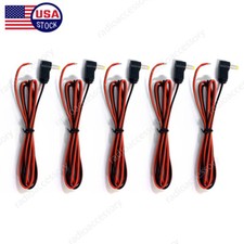 5Pcs Power Cable Right Angle Plug For Yaesu FT-50R FT-60R FT-817 FT-818 Radio
