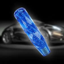 Jdm 20cm Crystal Blue Bubble Shift Knob Manual Racing Gear Shifter M8 M10 M12