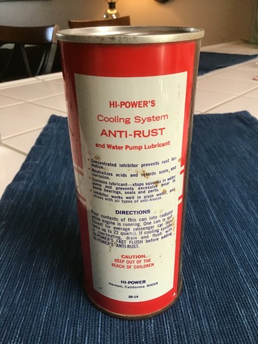 Sistema de enfriamiento HiPower de colección lubricante antioxidante NOS lata de metal radiador 679A - Imagen 4 de 6