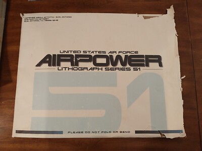 U.S. AIR FORCE リトグラフシリーズ US Air Force USAF Lithograph Series #51 Complete Set of 12 - Plus