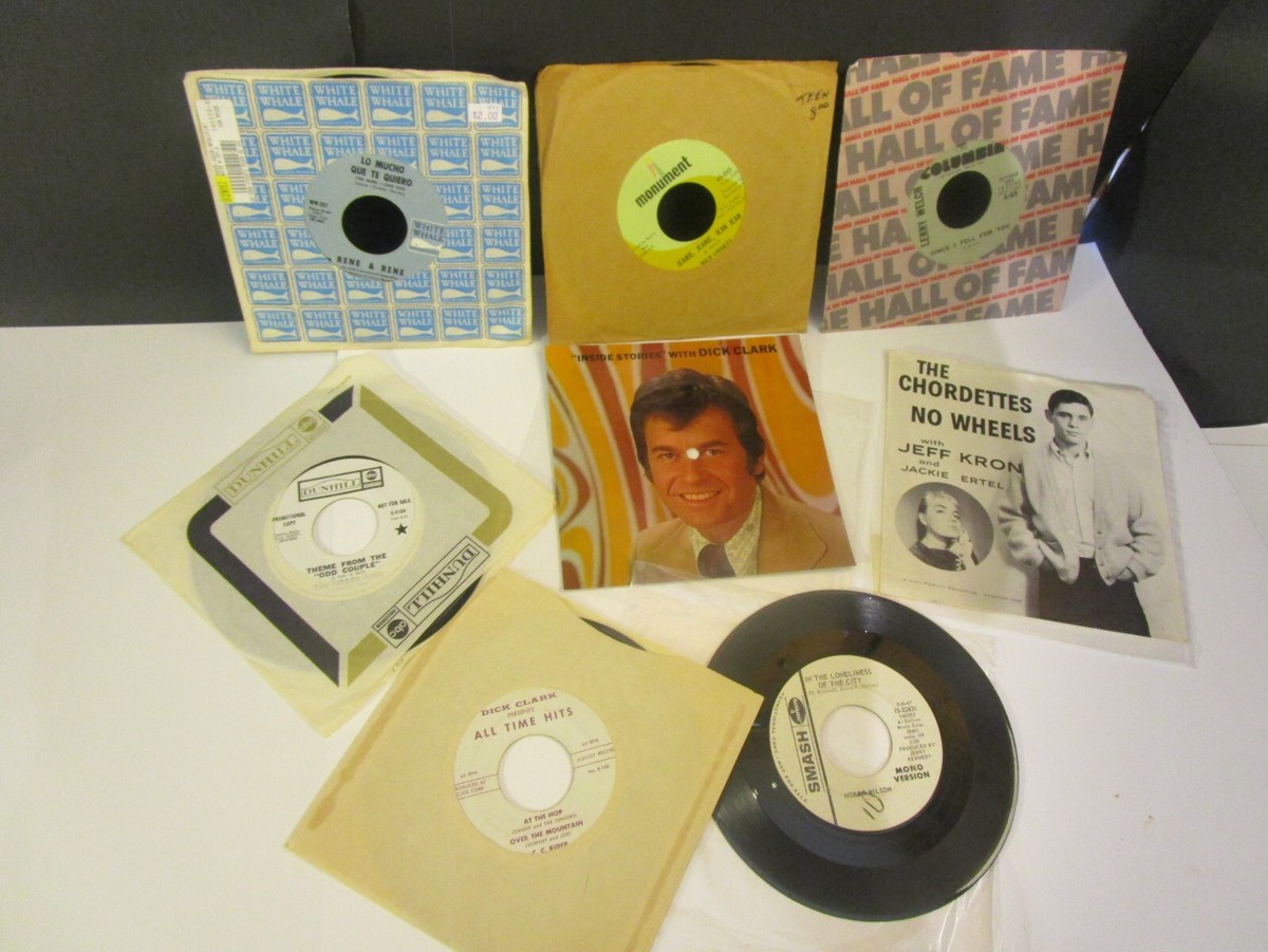 45 RPM LOT OF 8 ROCKABILLY ROCK DICK CLARK 1959-65 SB26 | eBay