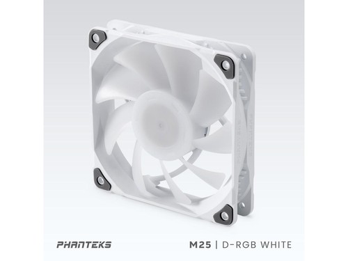 Phanteks M25-120 D-RGB fan, High-Airflow radiator performance, PWM control up to - Afbeelding 6 van 7