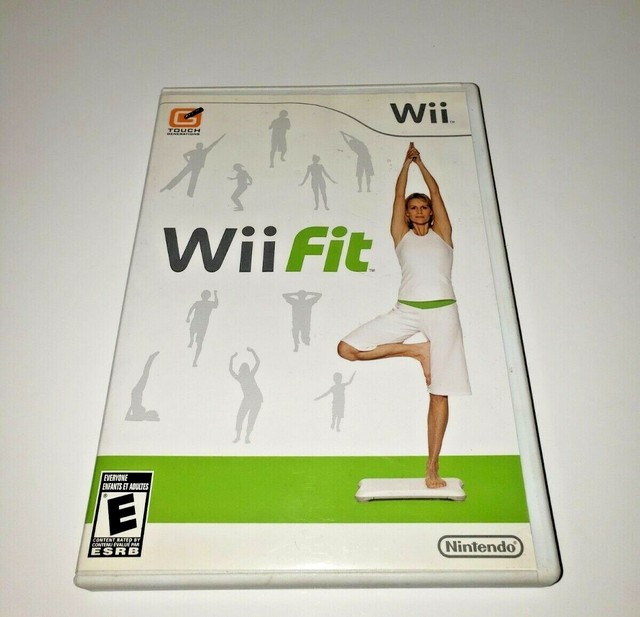Wii Fit (Nintendo Wii, 2008) Video Game Workout Exercise CIB FREE