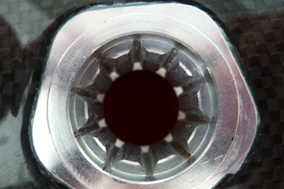 Juego completo de bielas de fibra de carbono para bicicleta BMX RDX brazos de biela estándar 175 mm 10 estrías Foto 4 de 4