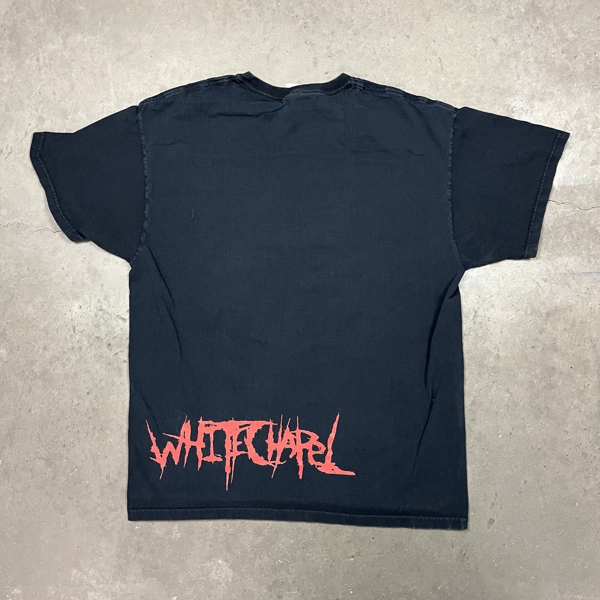 L★00s★Whitechapel★バンドTシャツ★ブラック★VINTAGE ClassicLogoBlackT-