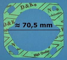 Hercules Zylinderkopfdichtung Prima 2,4,5 SACHS 505 Mofa, Motor Dichtung Optima