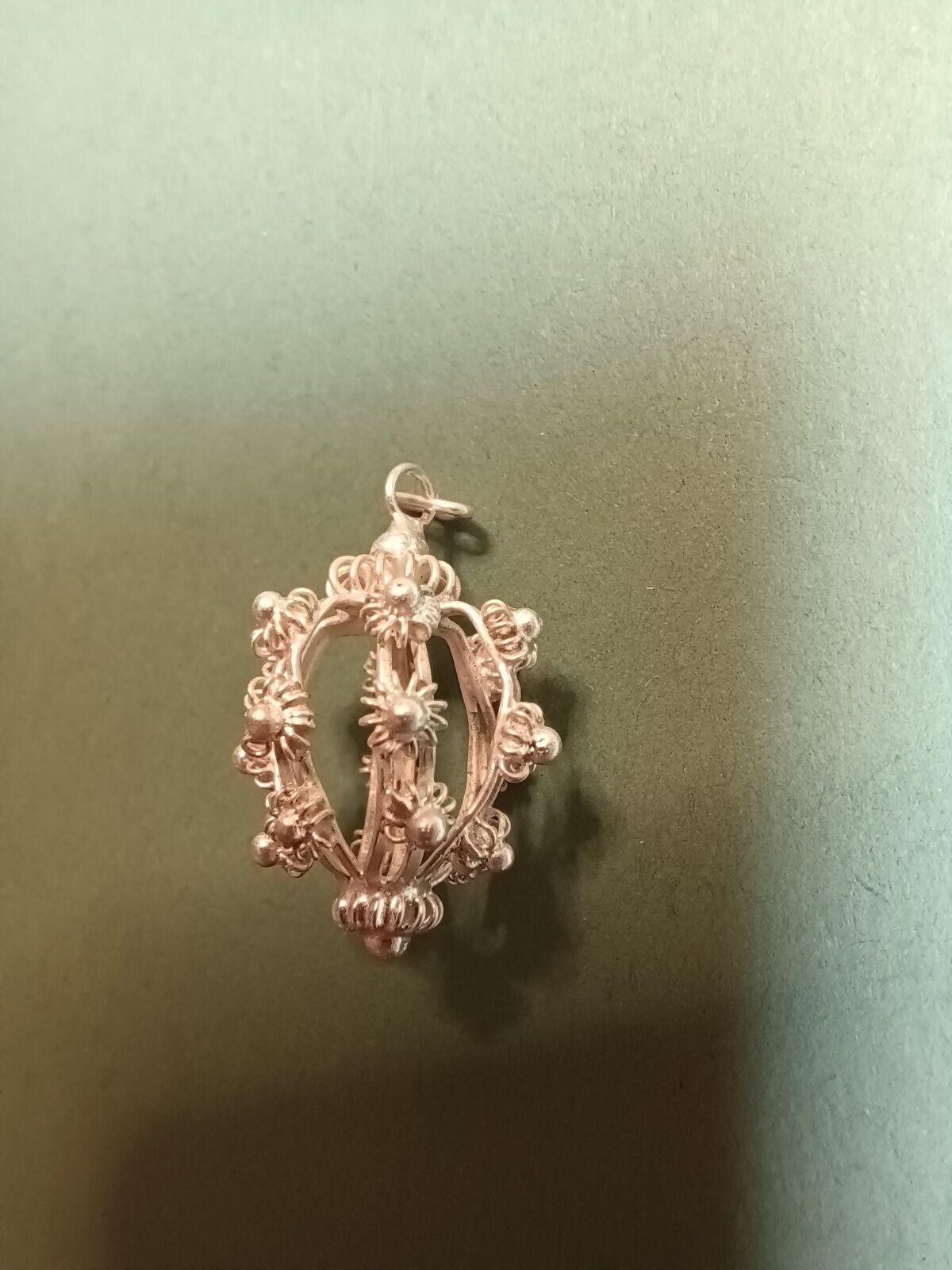 Antique handmade silver pendant, rare, 1,49 grams - image 2