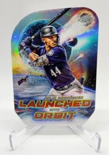 2023 Topps Chrome Cosmic Julio Rodriguez Launched Into Orbit #LIO-9 Mariners SP