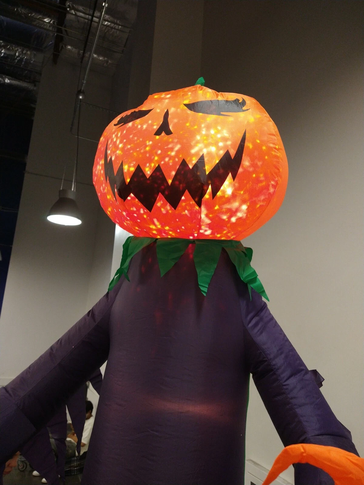 12ft Gemmy Airblown Inflatable Prototype Halloween Pumpkin Reaper #74273